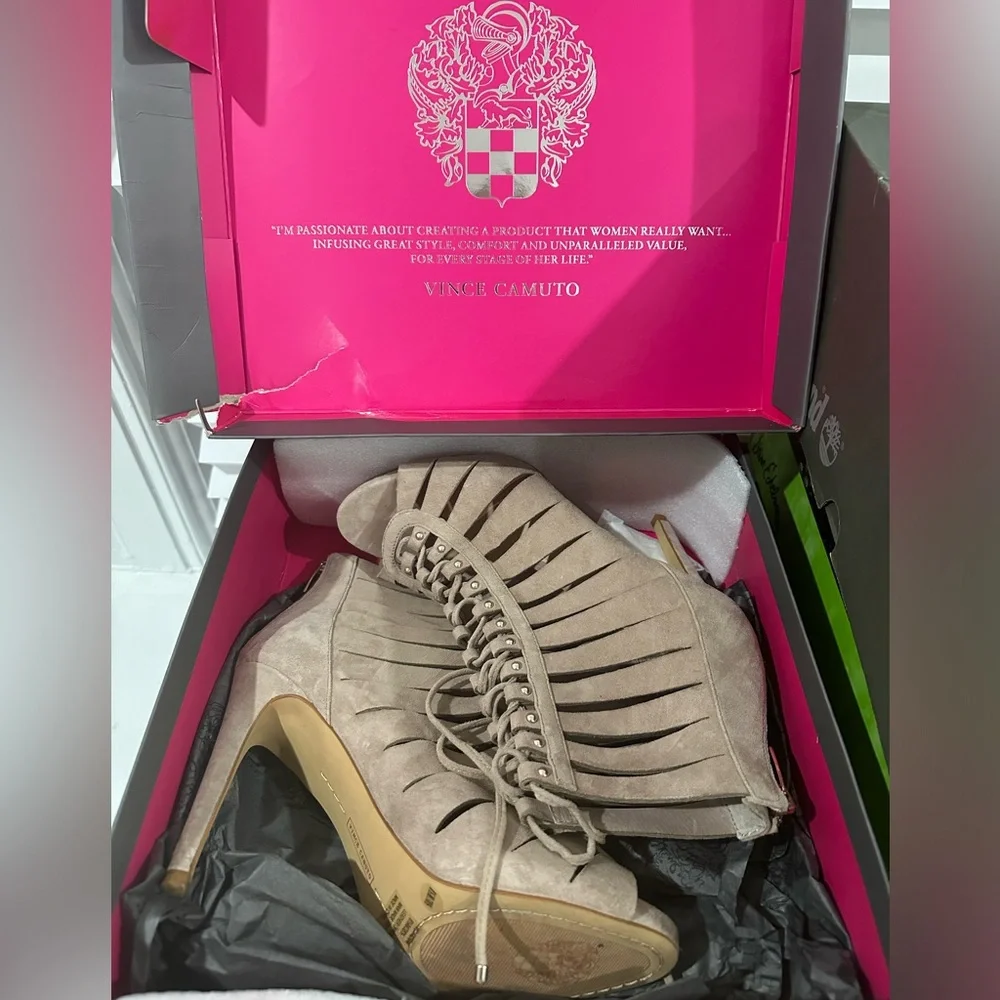 Vince Camuto Fiona Suede Sandal - Picture 2 of 5